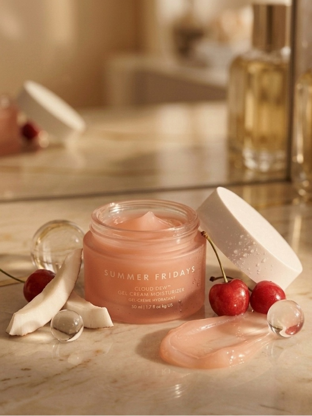 Summer Fridays Cloud Dew Gel Cream Moisturizer - Original Luxury Jar Formula NIB - Picture 3 of 6